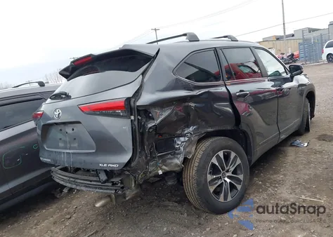 2023 Toyota Highlander Xle z USA, uszkodzony, nr VIN 5TDKDRBH7PS044010